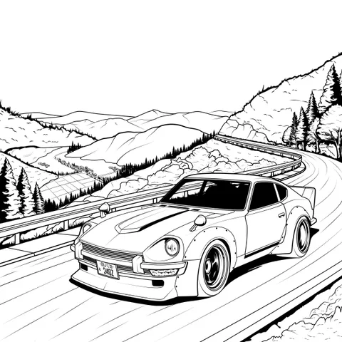 D · Delica illustrator image: Illustrator line art