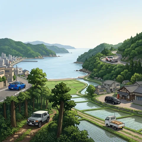 Front cover: Nano Banana 2 · Realism B · Coastal morning panorama · layout rebuild 3